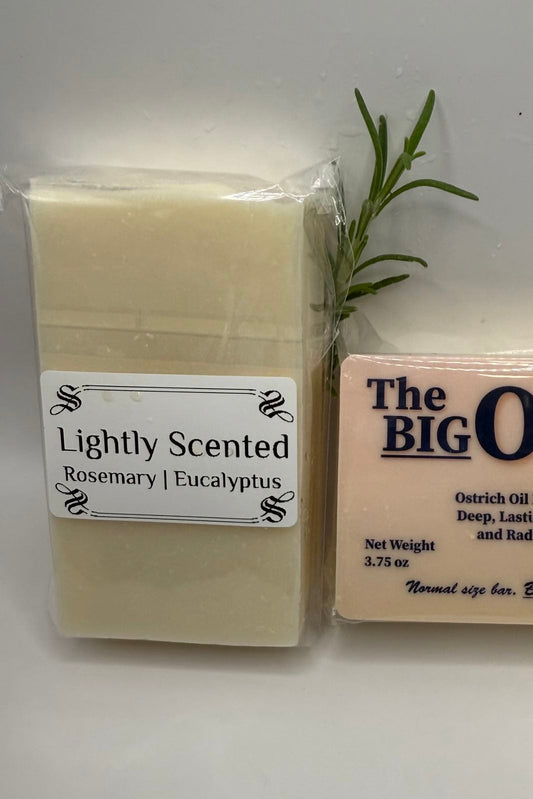 Premium ostrich oil bar soap – With Organic Rosemary, and Antifungal Eucalyptus Essential Oils