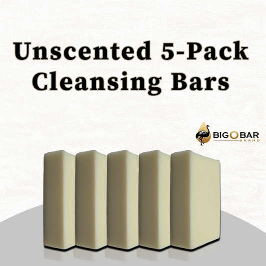 Unscented Cleansing Bars 5-Pack | Sensitive Skin