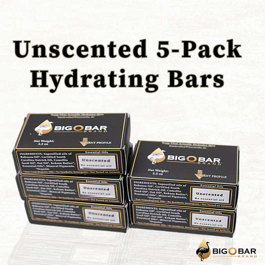 Unscented 5-Pack Hydrating Bars | Sensitive Skin